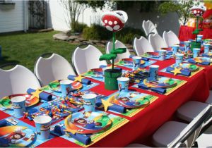 Super Mario Bros Birthday Decorations Super Mario Bros Birthday Party Ideas Photo 3 Of 5