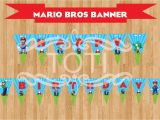 Super Mario Bros Happy Birthday Banner Super Mario Bros Happy Birthday Banner Instant Download