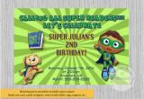 Super why Birthday Invitations Super why Birthday Invitations Super Readers Birthday Party