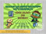 Super why Birthday Invitations Super why Birthday Invitations Super Readers Birthday Party