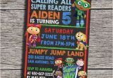 Super why Birthday Invitations Super why Birthday Party Invitation Digital by