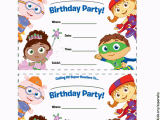 Super why Birthday Invitations Super why Party Supplies Super why Invitations Birthday