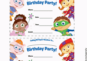 Super why Birthday Invitations Super why Party Supplies Super why Invitations Birthday