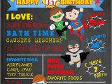 Superhero 1st Birthday Invitations First Birthday Chalkboard Superheroes by Faithfamilyfundesign