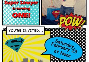 Superhero 1st Birthday Invitations Moucha Cafe Superhero 1st Birthday