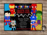 Superhero 1st Birthday Invitations Superhero Invitation Superhero Invitation Superhero Invitation