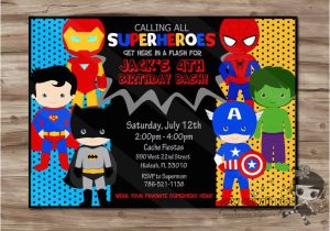 Superhero 1st Birthday Invitations Superhero Invitation Superhero Invitation Superhero Invitation