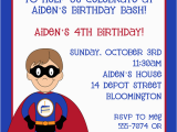 Superhero Birthday Invitation Wording Superhero Birthday Invitations