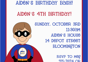 Superhero Birthday Invitation Wording Superhero Birthday Invitations