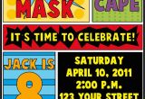Superhero Birthday Invitation Wording Superhero Birthday Invitations Templates