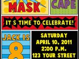 Superhero Birthday Invitation Wording Superhero Birthday Invitations Templates