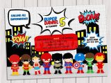 Superhero Birthday Invitations Free Super Hero Birthday Party Pop Art Superhero Invitation