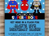 Superhero Birthday Invitations Free Superhero Birthday Invitation Superhero by Kawaiikidsdesign