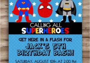 Superhero Birthday Invitations Free Superhero Birthday Invitation Superhero by Kawaiikidsdesign