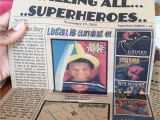 Superhero Newspaper Birthday Invitations Superhero Inspired Newspaper Invitation Digital