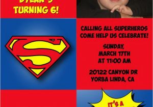 Superman 1st Birthday Invitations 68 Best Superman Invitations Images On Pinterest