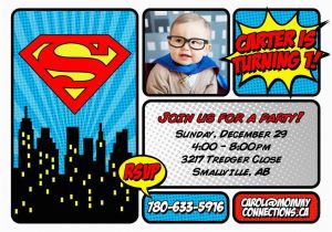 Superman 1st Birthday Invitations Superman First Birthday Party Mommy Connections