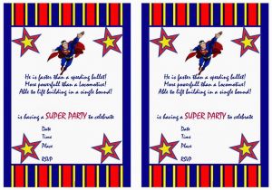 Superman Birthday Invites Superman Birthday Invitations Birthday Printable