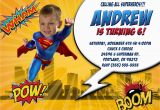 Superman Birthday Invites Superman Birthday Invitations Kustom Kreations