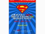 Superman Birthday Invites Superman Birthday Party Invitation Custom for Allison Schall