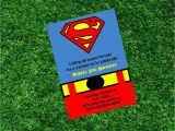 Superman Birthday Invites Superman Birthday Printable Invitation Super Heroe Invitation