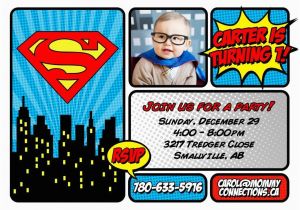 Superman Birthday Invites Superman First Birthday Party Mommy Connections
