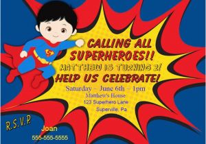 Superman Birthday Invites Superman Invitation Instant Download Superhero Birthday