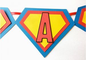 Superman Happy Birthday Banner Items Similar to Superman Happy Birthday Banner