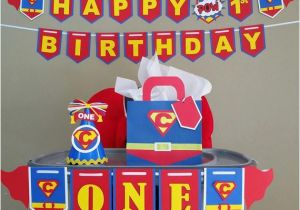 Superman Happy Birthday Banner Superman Happy Birthday Banner Superman Banner Superman