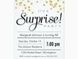 Suprise Birthday Invitations Confetti Surprise Party Invitation Zazzle Com