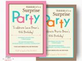 Suprise Birthday Invitations Surprise Birthday Invitation Printable Surprise Birthday