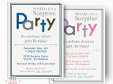 Suprise Birthday Invitations Surprise Birthday Invitations for Men or Women Printable