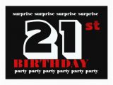Surprise 21st Birthday Invitations 21st Surprise Birthday Party Invitation Template Zazzle