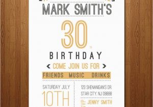 Surprise 30 Birthday Invitations 21st 30th 40th 50th 60th Surprise Birthday Party