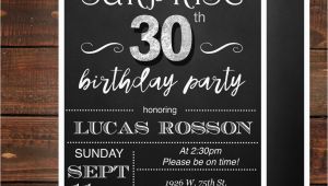 Surprise 30 Birthday Invitations Surprise 30th Birthday Invitations for Him by