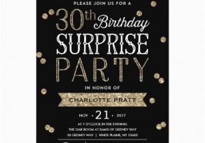 Surprise 30th Birthday Invitations for Him 20 Interesting 30th Birthday Invitations themes Wording