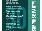 Surprise 30th Birthday Invitations for Him 30th Surprise Birthday Modern for Him Recycled 5 25×5 25