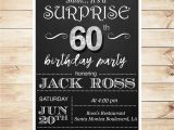 Surprise 30th Birthday Invitations for Him 60th Birthday Surprise Party Invitations by Diypartyinvitation