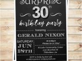 Surprise 30th Birthday Invitations for Him Surprise 30th Birthday Invitations for Him by