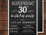 Surprise 30th Birthday Invitations for Him Surprise 30th Birthday Invitations for Him by