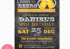 Surprise 30th Birthday Invitations for Men 40th Birthday Invitation for Men 30th Birthday Invitation