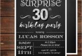 Surprise 30th Birthday Invitations for Men Surprise 30th Birthday Invitations for Him Mens 30th Birthday