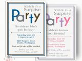 Surprise 30th Birthday Invitations for Men Surprise Birthday Invitations for Men or Women Printable