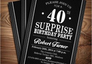 Surprise 40th Birthday Invites 24 40th Birthday Invitation Templates Psd Ai Free