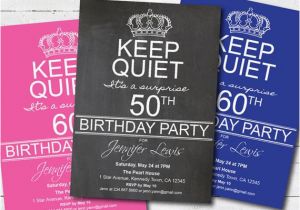 Surprise 50 Birthday Party Invitations Items Similar to Surprise 50th Birthday Party Invitation