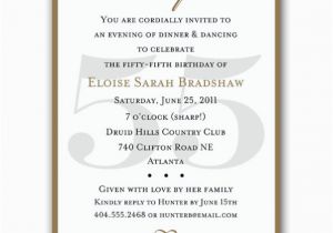 Surprise 55th Birthday Invitations Classic 55th Birthday Gold Surprise Invitations Paperstyle