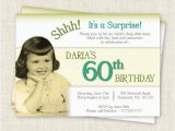 Surprise 60 Birthday Party Invitations Surprise 60th Birthday Invitation Digital Printable File