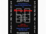 Surprise 60 Birthday Party Invitations Surprise 60th Birthday Party Invitation 60 Zazzle