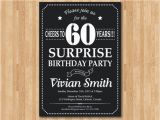 Surprise 60th Birthday Invitation Templates Free Free 60th Surprise Invitation Template orderecigsjuice Info