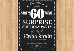 Surprise 60th Birthday Invitation Templates Free Free 60th Surprise Invitation Template orderecigsjuice Info